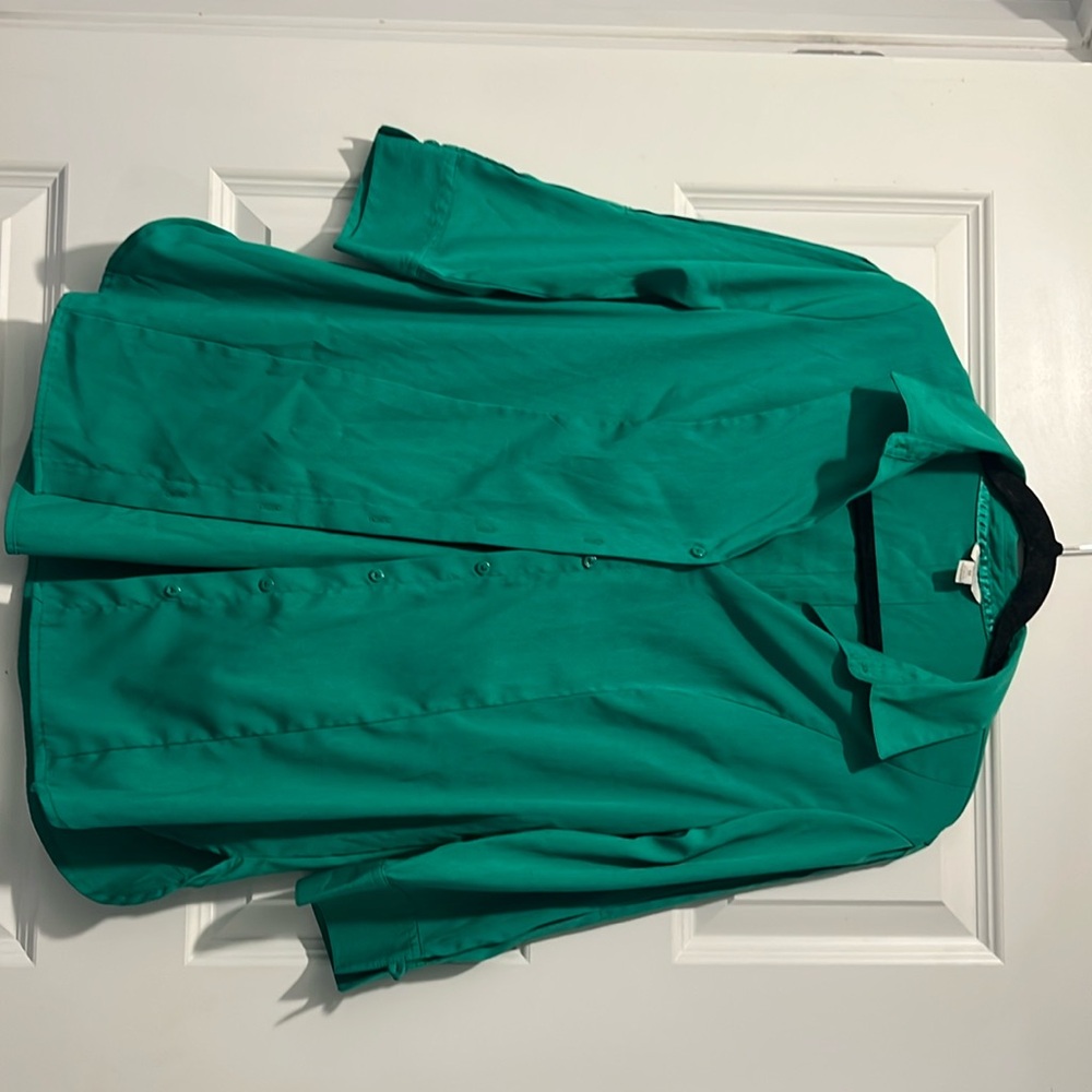 Kelly green blouse size M